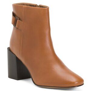 BARBOUR Leather Piper Heeled Booties